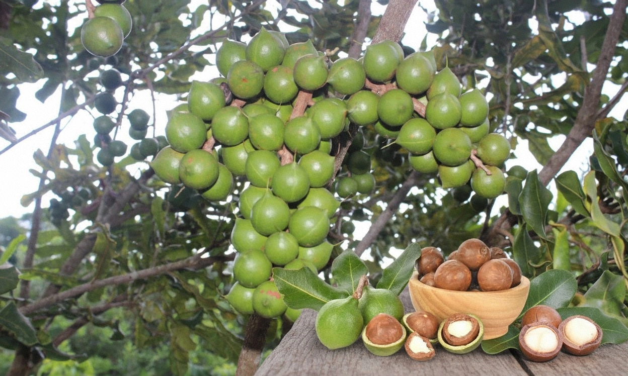 Giải pháp dưỡng hoa cho cây mắc ca – Ra hoa đồng loạt, tăng đậu trái, năng suất vượt trội